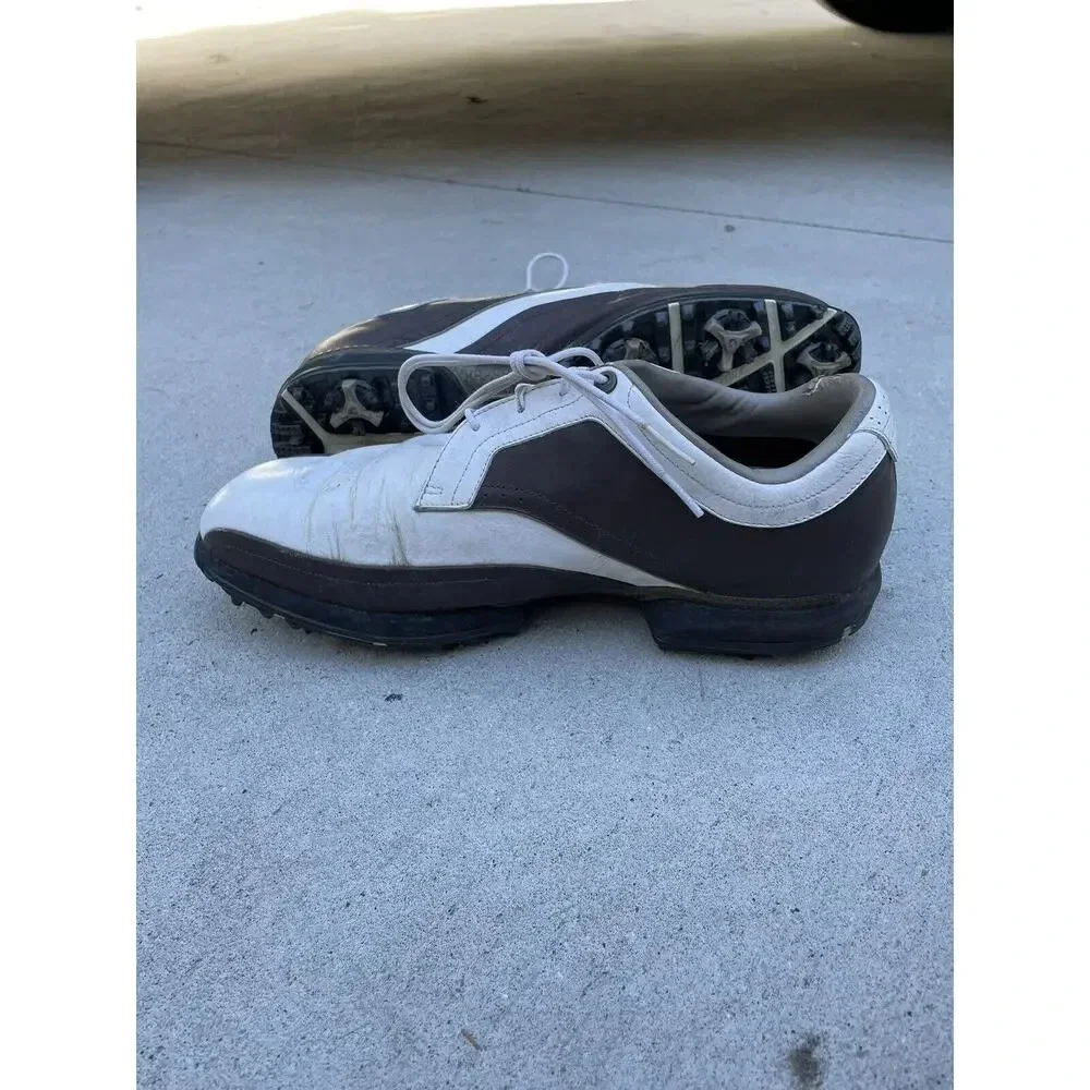 Nike Tour Premium Men's Golf Cleats 379221-171‎ White/Dark Cinder Sz 9 W US
